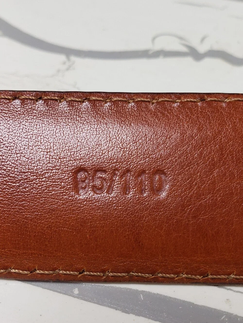 Scuola del Cuoio 'Firenze' Handmade Italian Leather Belt - Men's size 34-36